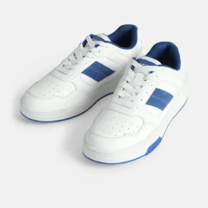 Aero White and Blue Sneakers - Image 2