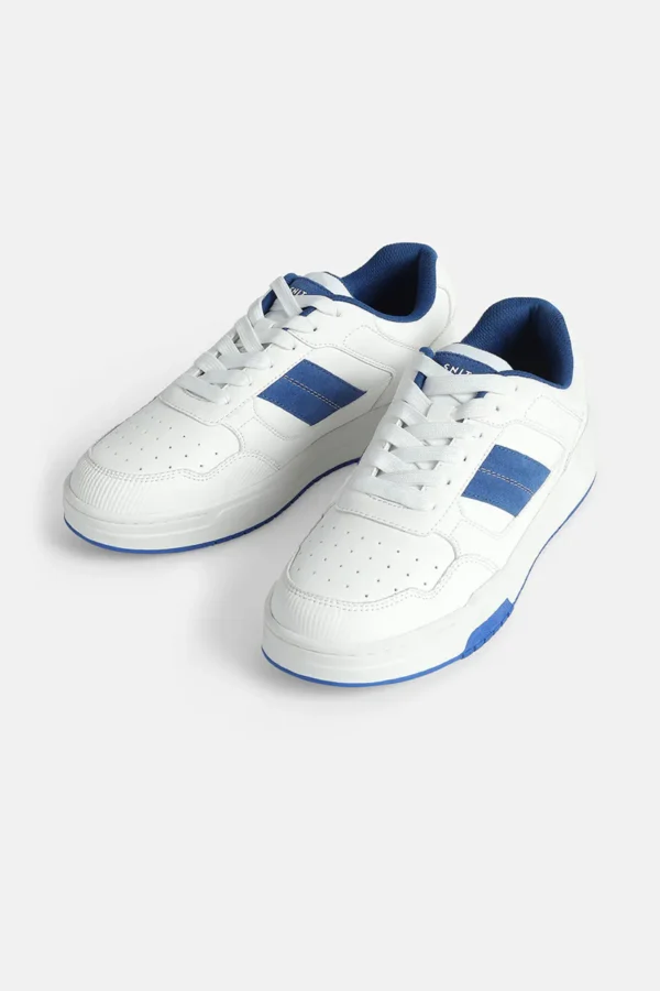 Aero White and Blue Sneakers
