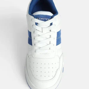 Aero White and Blue Sneakers - Image 3