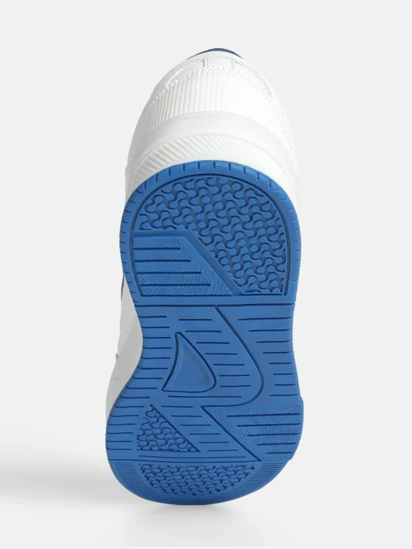Aero White and Blue Sneakers